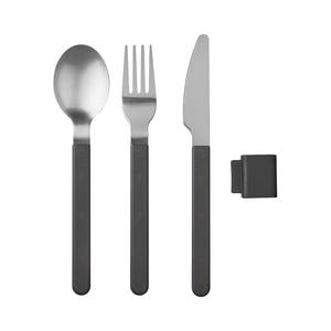 НАБОР СТОЛОВЫХ ПРИБОРОВ Silueta Nordic Black Mepal, черный