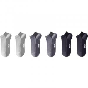 Набор унисекс носков WARRIOR, 6 pack (2 черный+2 темно-серый+2 светло-серый)