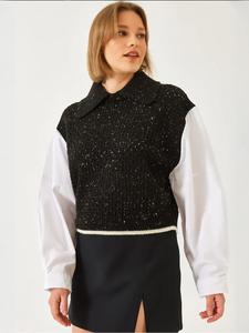 Свитер Bianco Lucci, Mottled Black