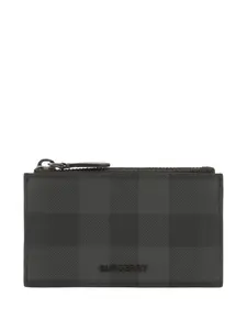 Картхолдер в клетку BURBERRY, серый