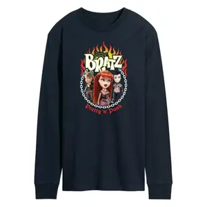 Мужская футболка с длинным рукавом Bratz Punk с принтом Licensed Character, синий