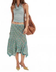 Бали Свит Эскейп юбка в минерально-голубом комбинированном цвете Free People