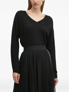 Свитер с V-образным вырезом Joseph Ribkoff, черный