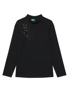 Водолазка regular fit 3Q8DC10L1 United Colors Of Benetton, черный