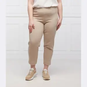 Промасленные спортивные штаны стандартного кроя больших размеров Persona By Marina Rinaldi, бежевый