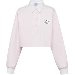 Рубашка поло женская розовая Prada