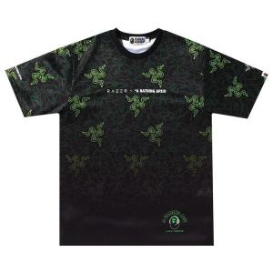 Футболка BAPE x Razer Neon Camo Team Tee 'Green'