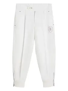 Брюки с нашивкой-логотипом Brunello Cucinelli Kids, белый