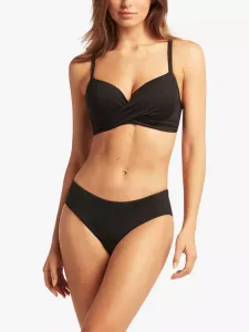 Низ бикини Sea Level Swim Mid Rise Pant Bikini, черный