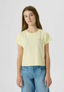 Укороченная футболка 3erpack с принтом kurzarm Two Soon, Pastel Yellow