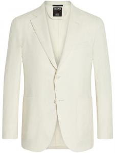 Льняной пиджак Zegna, белый