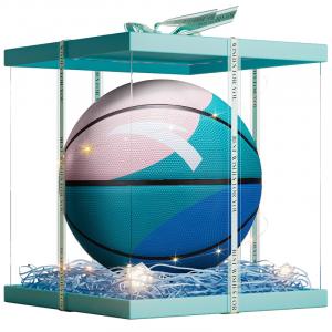 ANTA Баскетбольный мяч China Rubber Basketball Blue Green Pink Size 5/7 Training Unisex