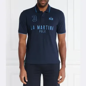 Рубашка поло стандартного кроя La Martina, синий