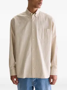 Рубашка в полоску с карманом Bellerose, бежевый