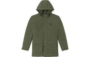 Пальто-парка мужское армейского зеленого цвета Vans, зеленый