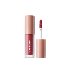 Дьюи жидкая помада образец легко растушевывается натуральный глянцевый блеск для губ прозрачный без макияжа увлажняющая Mistine