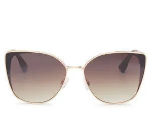 Солнцезащитные очки Negroni Cat Eye Sunglasses Kelly & Katie, темно-коричневый