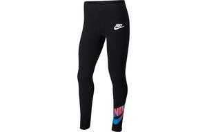 Детские трикотажные спортивные штаны Nike, цвет Black