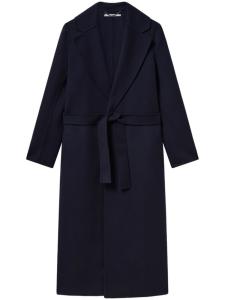 Пальто с поясом Stella McCartney, синий