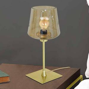 Настольная лампа Steinhauer Ancilla Tulip, цветное стекло / алюминий - 1 лампа - латунь