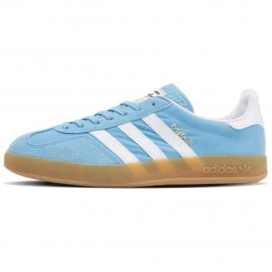 Кроссовки adidas originals GAZELLE INDOOR Skateboarding Shoes Men Low-top Blue Tint/Summit White/White/Ice Blue, голубой