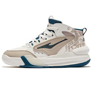 Erke Теплые нескользящие высокие кроссовки для скейтбординга Tang Palace Night Garden, мужские, из микрокристаллического белого легкого льна