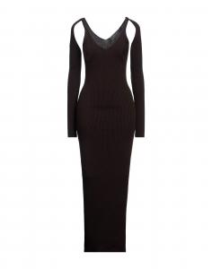 Макси платье Federica Tosi, темно-коричневый