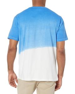 Футболка U.S. POLO ASSN. Crew Neck Tonal Dip-Dye Graphic Tee, цвет British Blue