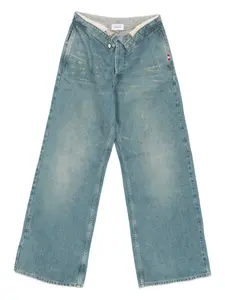 Декорированные джинсы из денима Amish, синий