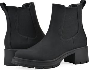 CLIFFS BY WHITE MOUNTAIN Ботильоны-челси на каблуке с амортизирующей подошвой Cliffs от White Mountain для женщин, модель Mingo