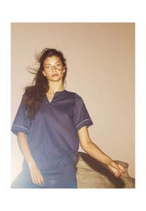 Пижамный топ с v-образным вырезом Calida, синий