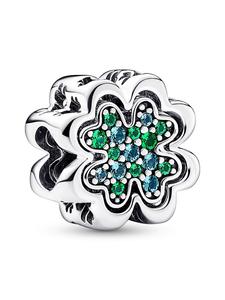 Pandora Подвеска в виде четырехлистного клевера, серебряная