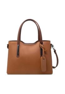 Сумка CHICCA BORSE, цвет Cuoio Marrone