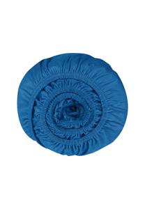 Тёмно-синяя простыня на резинке new jersey из 100% хлопка для естественного ощущения на коже Uncover By Schiesser