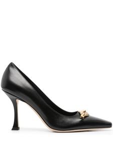Jimmy Choo туфли-лодочки Ryker 90 мм из кожи, черный