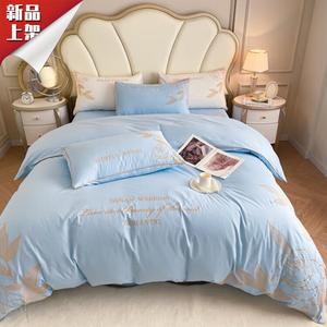 LUOLAI HOME Комплект постельного белья, 180 см, 4 предмета