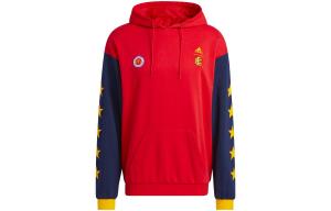 Толстовка унисекс красная Adidas, красный