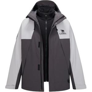 QIE Унисекс ветровка с капюшоном, Ink Gray/Space Gray[Triple Combo]730B