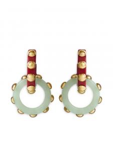 La DoubleJ двойные серьги-кольца, золотой