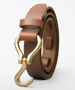 Ремень Lee из натуральной кожи с пряжкой-крючком, в винтажном стиле.