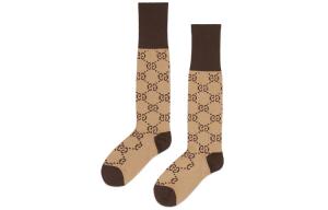 Фирменные носки Gg Signature GUCCI, 1 упаковка (Умбра)