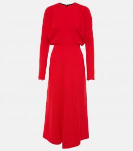 Долман миди-платье Victoria Beckham, красный