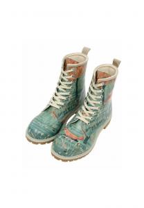 Ботильоны на шнуровке LIKE THE FOX Dogo, зеленый