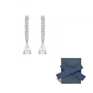 Apm Monaco Люмиэр 925 Стерлинг Серебряные Серьги Женские Серебристо-Белые