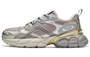 Массивные кеды унисекс с низким верхом белого цвета Kappa, цвет Straw mushroom brown / golden / classic white