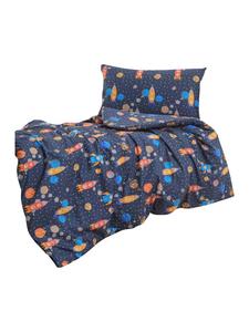 Постельное белье Rocket синего цвета Traumschlaf, 100 x 135 см + 40 x 60 см