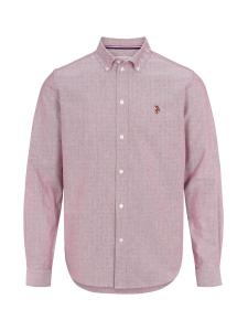 Рубашка на пуговицах классического кроя U.S. POLO ASSN. Armin, красный