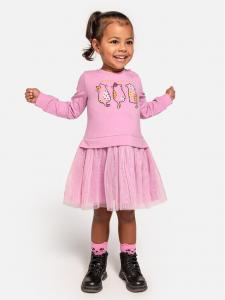 Трикотажное платье обычного кроя Coccodrillo, розовый