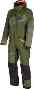 Цельный неизолированный комбинезон для снегохода KLIM Ripsa из материала Gore-Tex, Kombu Green - Black