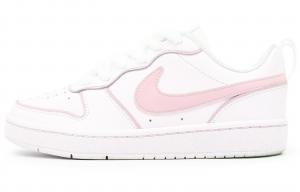 Nike Court Borough Crow Manufacturing, детские кроссовки для скейтбординга пыльно-розового цвета, белые, розовые, подростковые